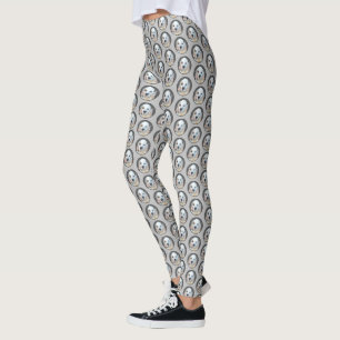 Leggings Pintura de Clumber Spaniel - Arte de Perro Origina