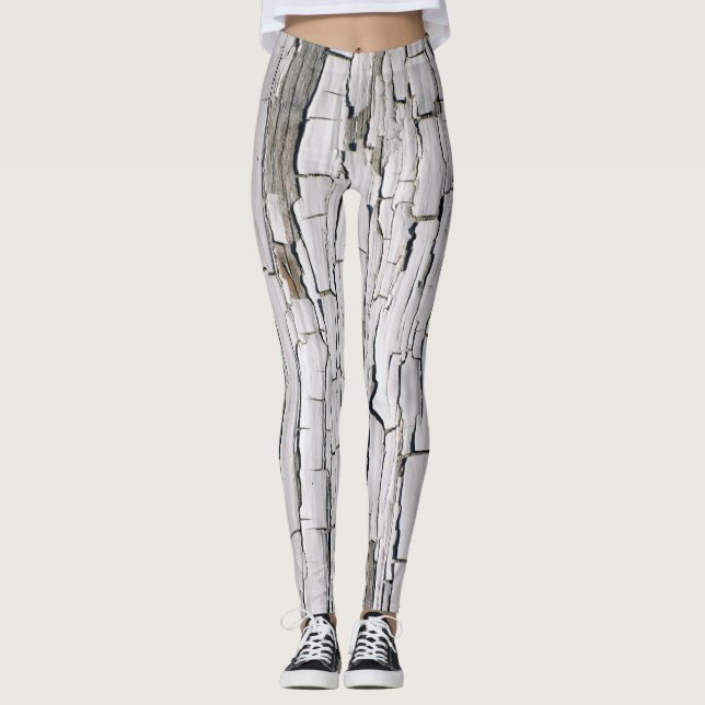 Leggings Pintura de descascaramiento vintage: Estética de l (Anverso)