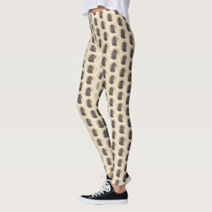 Leggings Pintura de Gordon Setter - Arte de Perro Original.