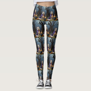 Leggings Pintura de halloween de Cairn Terrier Dog
