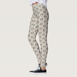 Leggings Pintura de Keeshond Brothers - Arte Perro Original
