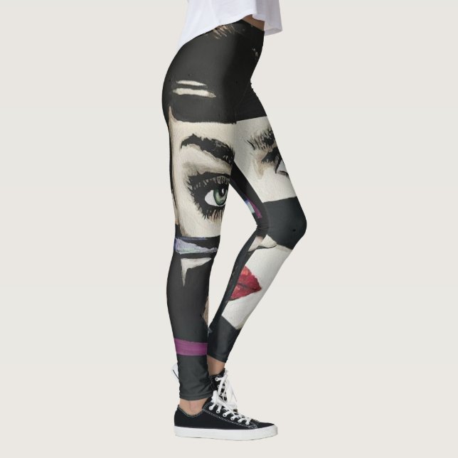 Leggings Pintura de 'Out of Dark' en una (Derecha)