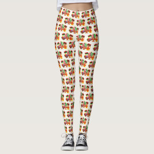 Leggings Pintura de tabla de Kwanzaa