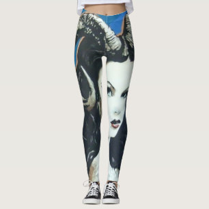 Leggings Pintura de 'Tentación en el Magick' sobre una