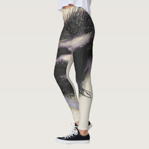 Leggings Pintura de 'Un recuerdo en la oscuridad' sobre una