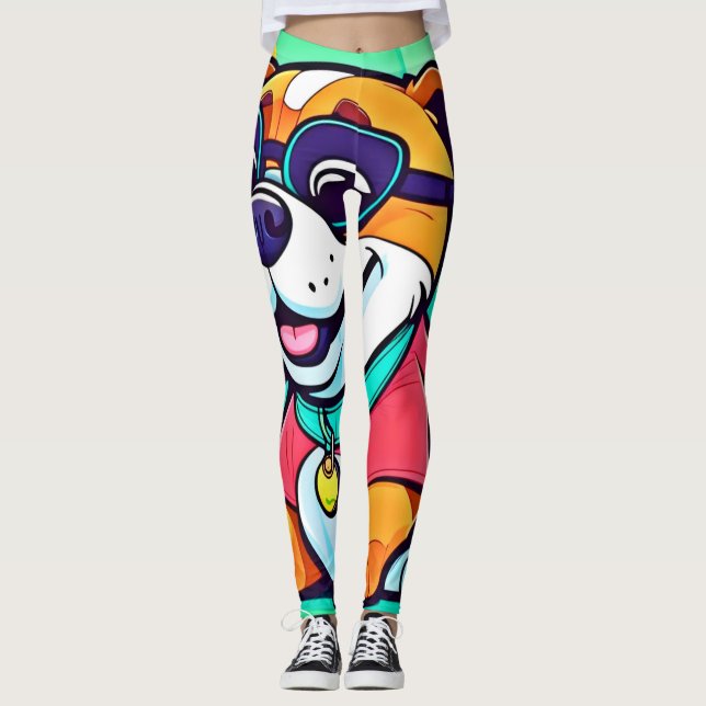 Leggings Pintura estilo Personalizado de Guay Pup (Anverso)