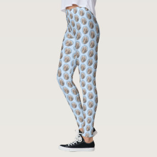 Leggings Pintura Havanesa (plateada) - Arte de Perro Origin