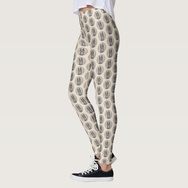 Leggings Pintura Holandesa de Pastores - Arte Perro Origina (Izquierda)