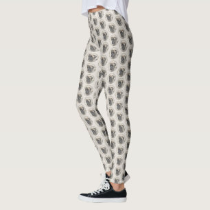 Leggings Pintura inglesa de castiff (Brindle) - Arte de per
