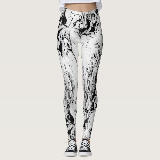 Leggings Pintura mojada abstracta (Anverso)
