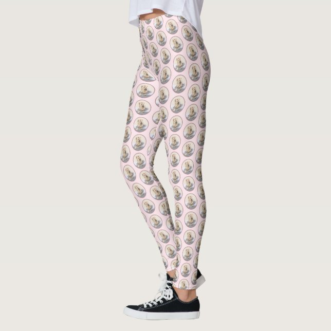 Leggings Pintura Terrier de Yorkshire - Arte Perro Original (Izquierda)