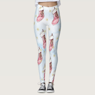 Leggings Pinturas de arte de navidades
