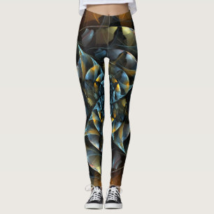 Leggings PinWheeler Abstract Art