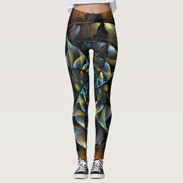 Leggings PinWheeler Abstract Art (Anverso)