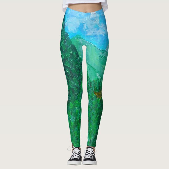 Leggings pinzas de paisajes (Anverso)
