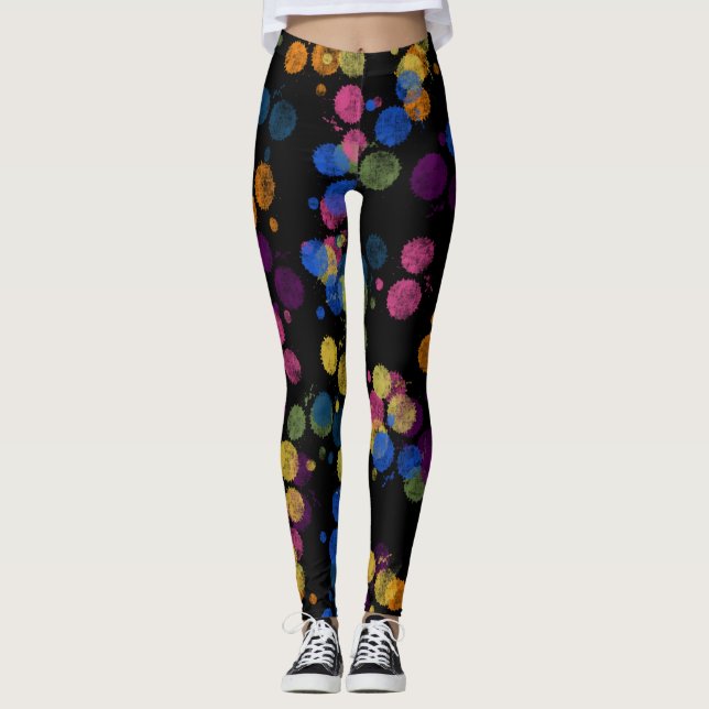 Leggings Pinzas de puntos (Anverso)