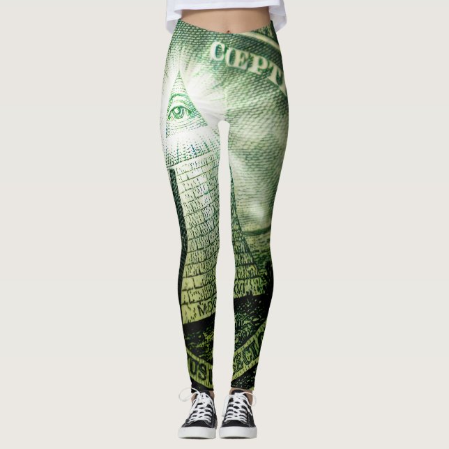 Leggings Pirámide del dinero "Ojo de la Providencia" (Anverso)