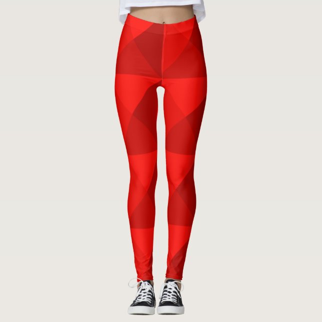 Leggings Pirámides rojas de Apple Candy (Anverso)