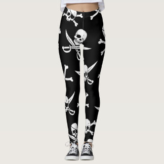 LEGGINGS PIRATE SKULL Y BONOS