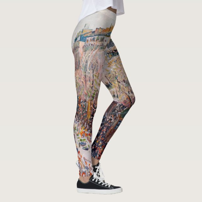 Leggings Pissarro - Montmartre, Mardi Gras en el Boulevard (Derecha)