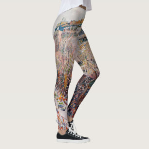 Leggings Pissarro - Montmartre, Mardi Gras en el Bulevar