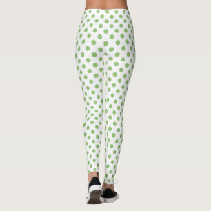 Leggings Pistachio El Polka Verde Doce Círculos
