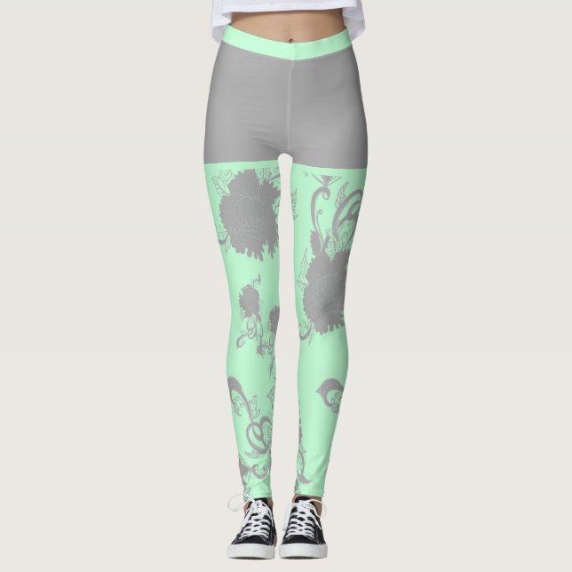 Leggings pivoine (Anverso)