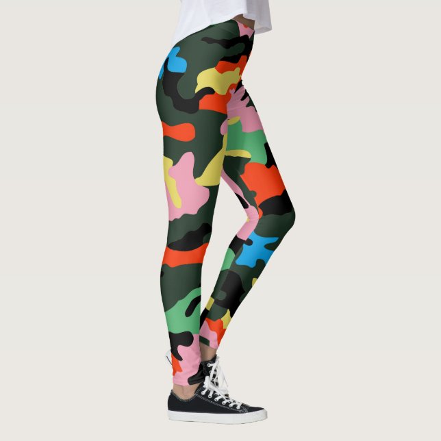 Leggings PixDezines Camo, llamativo (Derecha)