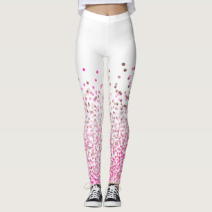 Leggings PixDezines Rosa Oro/Rosa/Confetti