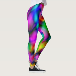 Leggings PixDezines Techno Dance/Neon Lights