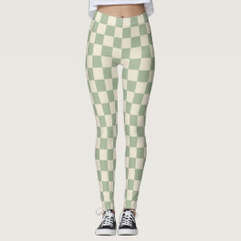 Leggings Pizarra verde y blanco desactivado