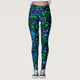 Leggings Placa azul - Piernas