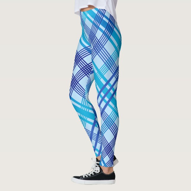 Leggings Placa azul tradicional en AZUL (Izquierda)