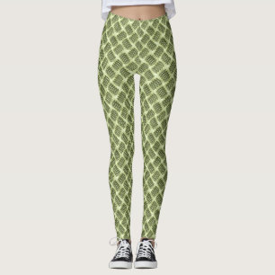 Leggings Placa de acero inoxidable metálico