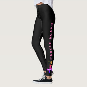 Leggings Placa de madera bonita