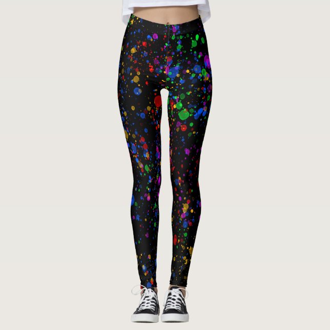 Leggings Placa de pintura (Anverso)