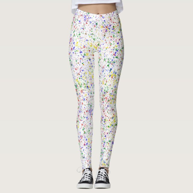 Leggings Placa de pintura primaria de KiniArt (Anverso)