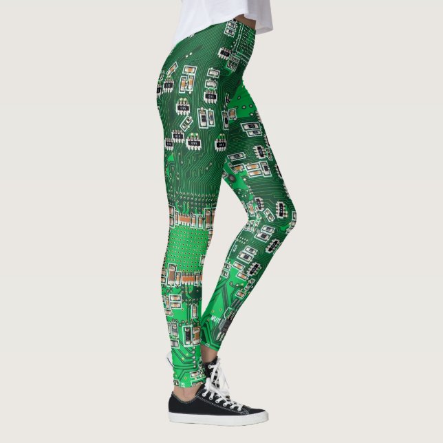 Leggings Placa del circuito impreso para el circuito verde  (Derecha)