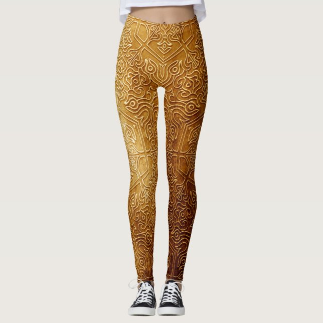Leggings Placa Metalizado Ornate Classic (Anverso)