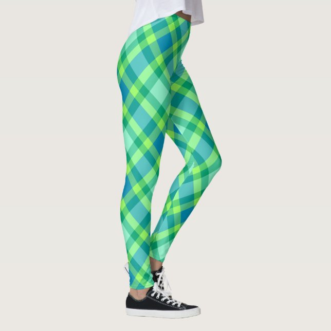 Leggings Placa moderna de mediados del siglo XX - verde jad (Derecha)