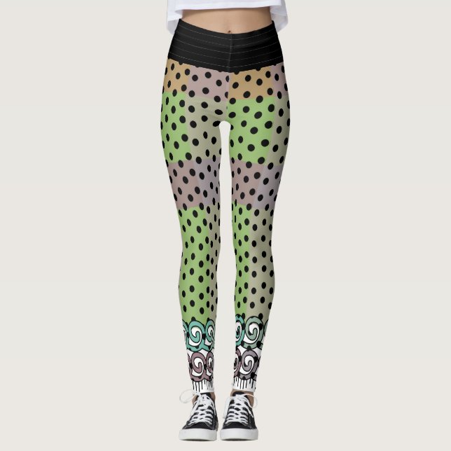 Leggings Placa Polka Dot Pastel (Anverso)