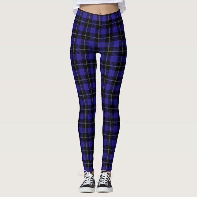 Leggings Placa real azul negro (Anverso)