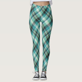 Leggings Placa verde azul