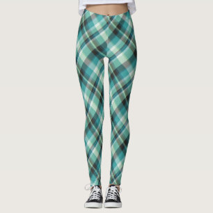 Leggings Placa verde azul