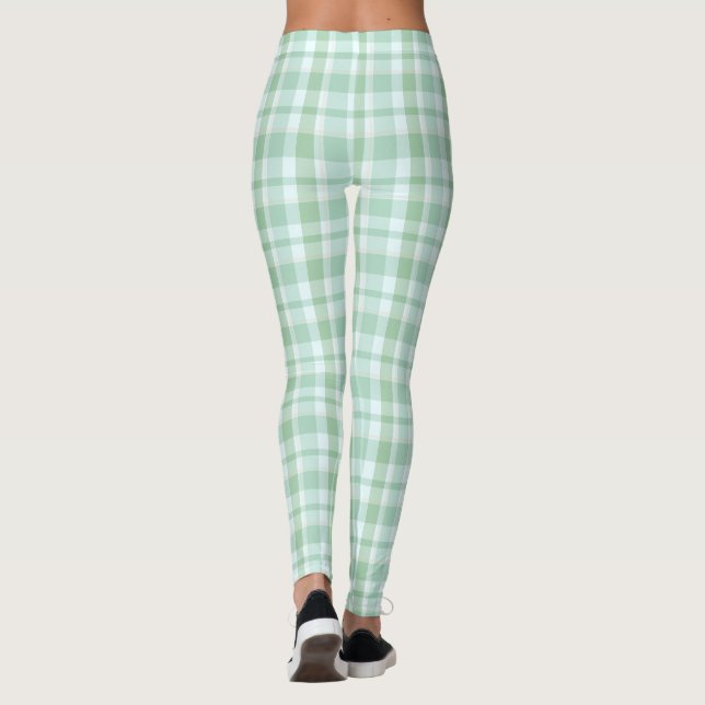 Leggings Placa verde de menta (Reverso)