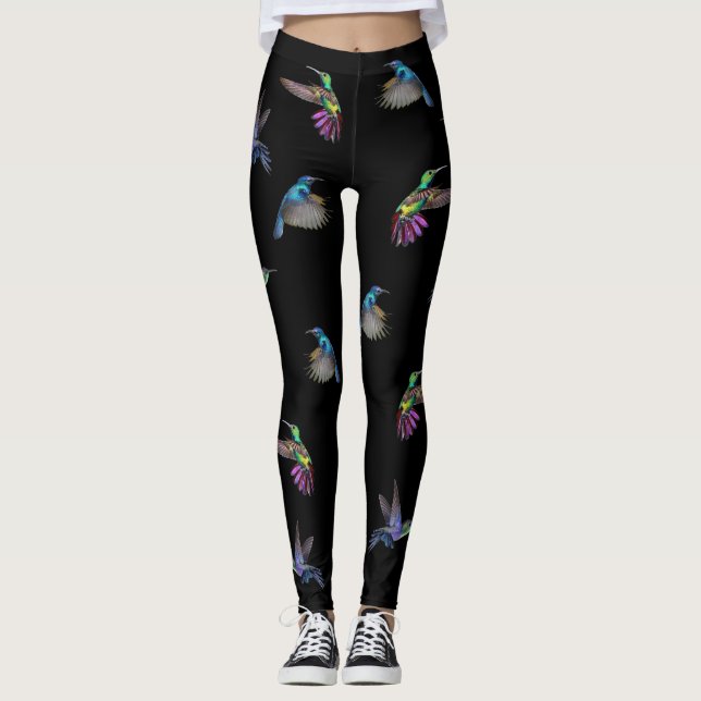 Leggings Placer del pájaro del tarareo - modifiqúelo para (Anverso)