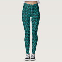 Plaid de corazón de búfalo negro azul verdoso