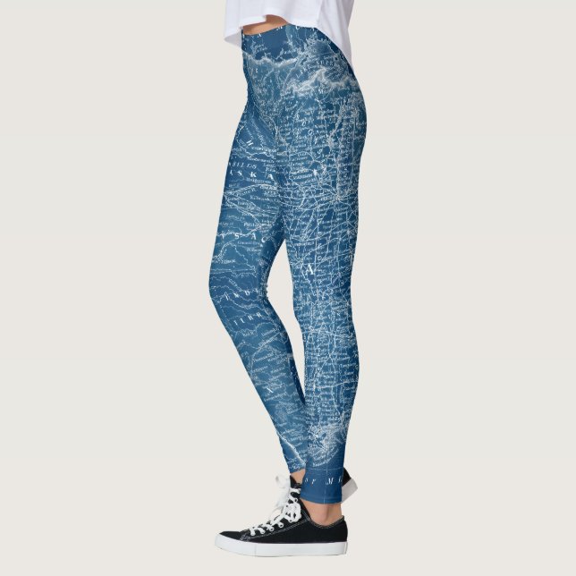 Leggings Plan de mapas de EE. UU. (Izquierda)