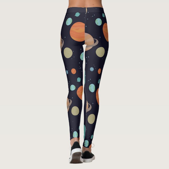 Leggings Planetas, estrellas, galaxia (Reverso)
