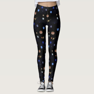 Leggings Planetas y actividades de yoga en el espacio ultra